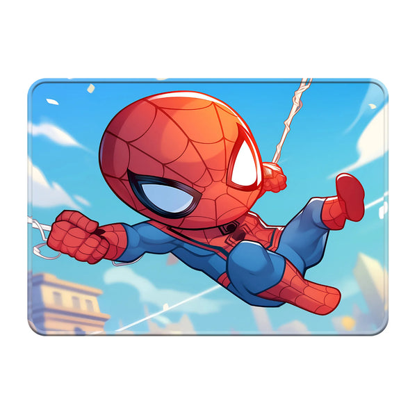 Spider Man Chibi Swinging Cartoon Mousepad