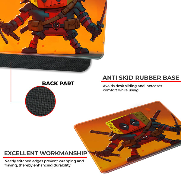Deadpool Funny Sponge Mashup Mousepad