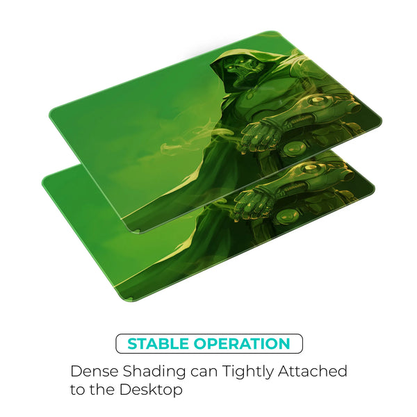 Doctor Doom Green Aura Villain Mousepad
