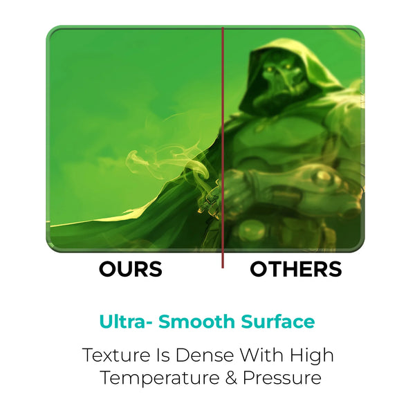 Doctor Doom Green Aura Villain Mousepad