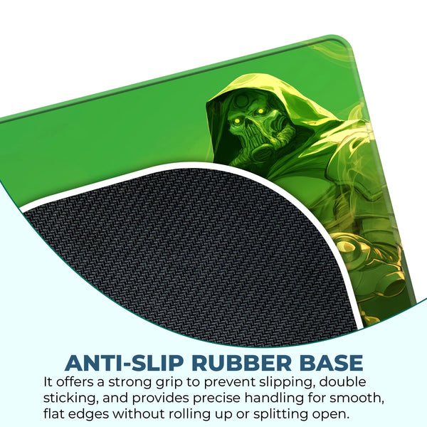 Doctor Doom Green Aura Villain Mousepad