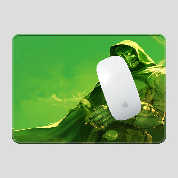 Doctor Doom Green Aura Villain Mousepad