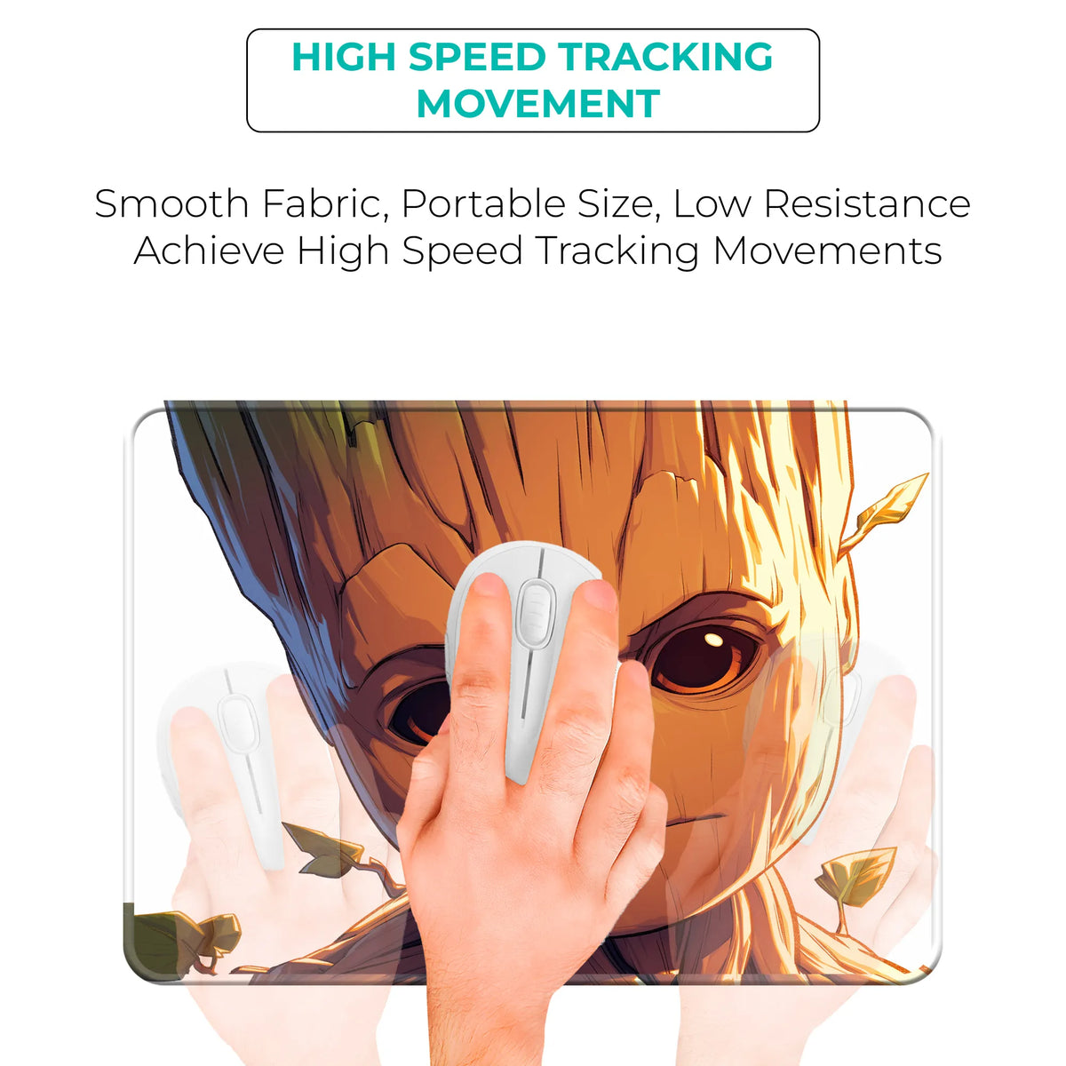 Baby Groot Close-Up Adorable Mousepad