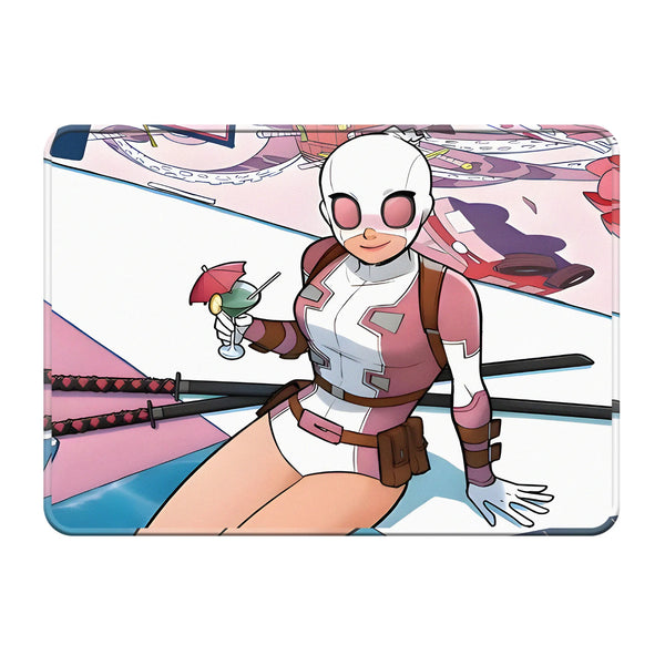 Lady Deadpool Cute Chibi Cartoon Mousepad