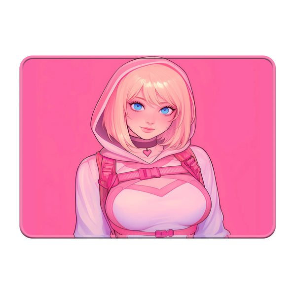 Spider Gwen Pink Portrait Superhero Mousepad