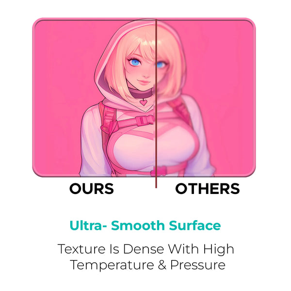 Spider Gwen Pink Portrait Superhero Mousepad