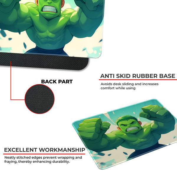 Angry Hulk Smash Power Superhero Mousepad