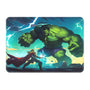Epic Hulk vs Thor Battle Scene Superhero Mousepad