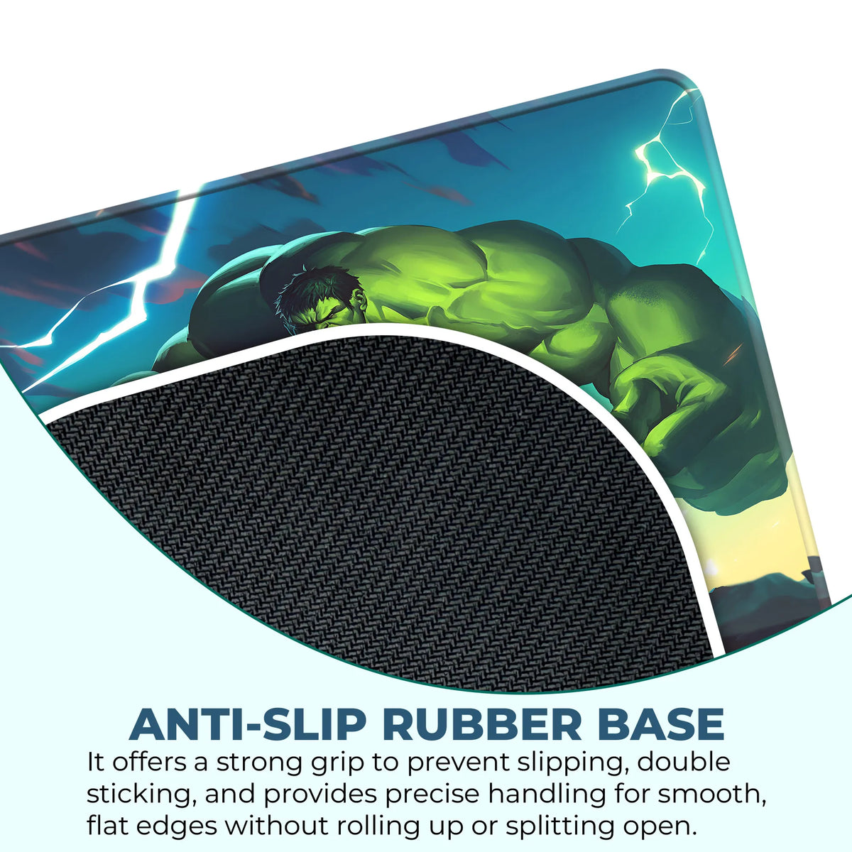 Epic Hulk vs Thor Battle Scene Superhero Mousepad