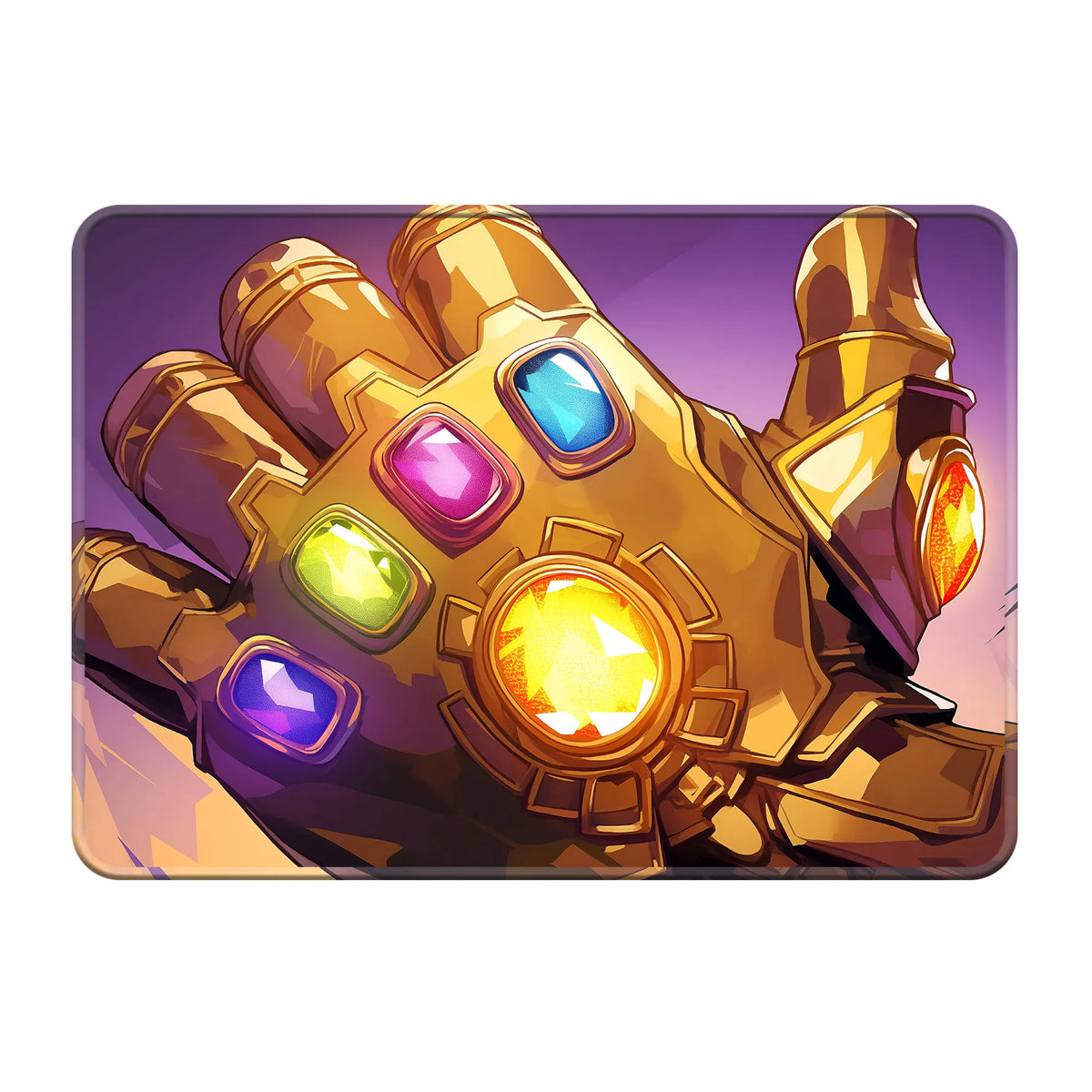 Infinity Gauntlet Stones Glow Superhero Mousepad