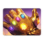 Infinity Gauntlet Stones Glow Superhero Mousepad