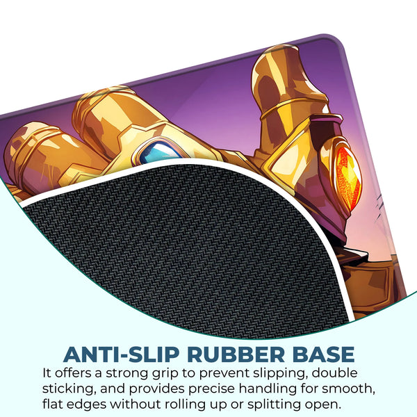 Infinity Gauntlet Stones Glow Superhero Mousepad