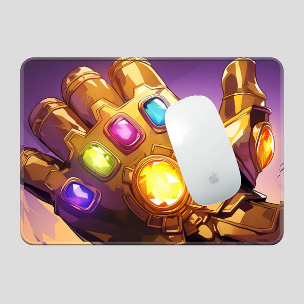 Infinity Gauntlet Stones Glow Superhero Mousepad