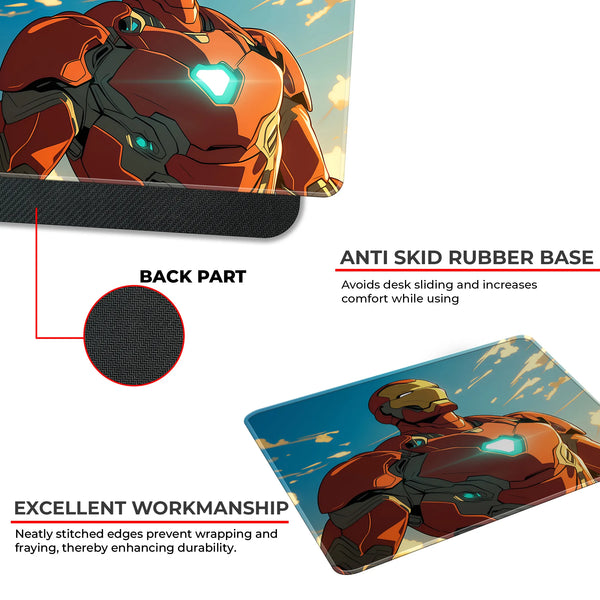 Iron Man Glow Chest Plate Heroic Mousepad