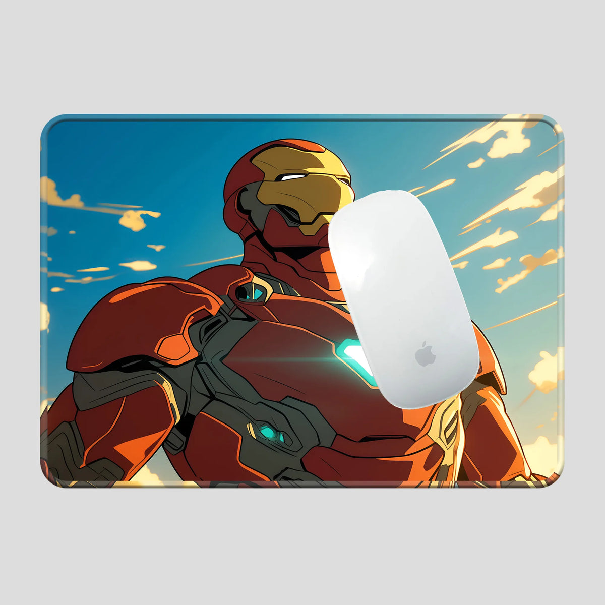 Iron Man Glow Chest Plate Heroic Mousepad