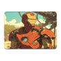 Battle-Worn Iron Man Armor Superhero Mousepad