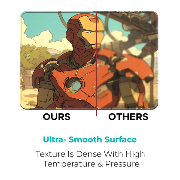 Battle-Worn Iron Man Armor Superhero Mousepad