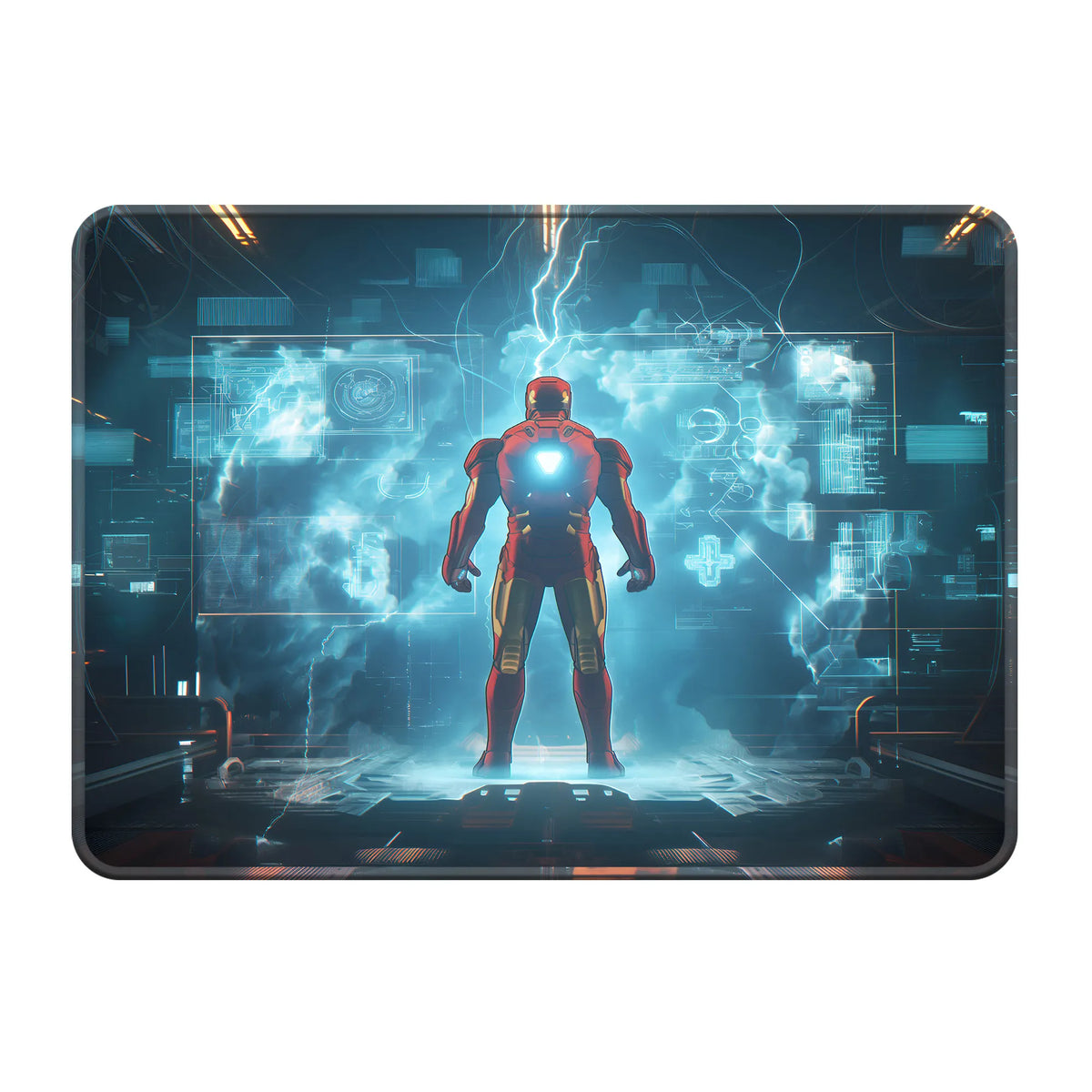 Iron Man Tech Lab Power Superhero Mousepad