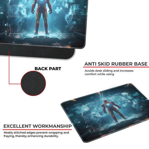 Iron Man Tech Lab Power Superhero Mousepad