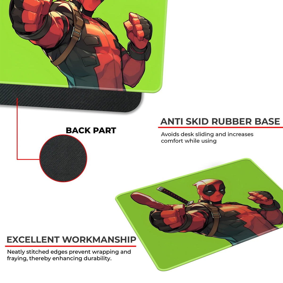 Deadpool Comic Pose Superhero Mousepad