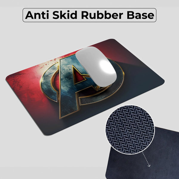 Avengers Icon Logo Superhero Mousepad