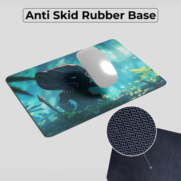 Black Panther Jungle Stance Superhero Mousepad