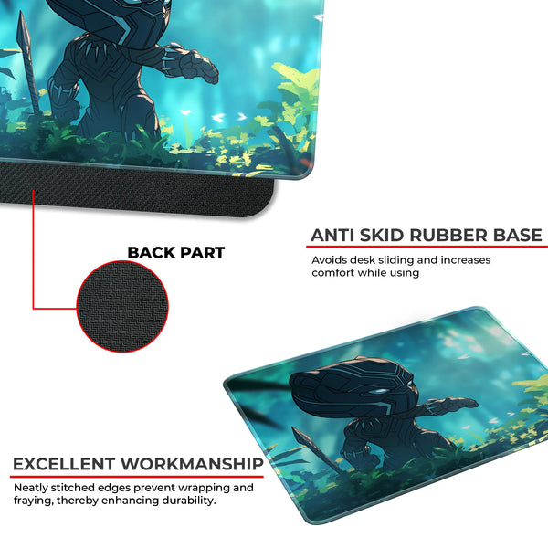 Black Panther Jungle Stance Superhero Mousepad