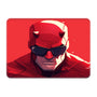 Daredevil Red Portrait Superhero Mousepad