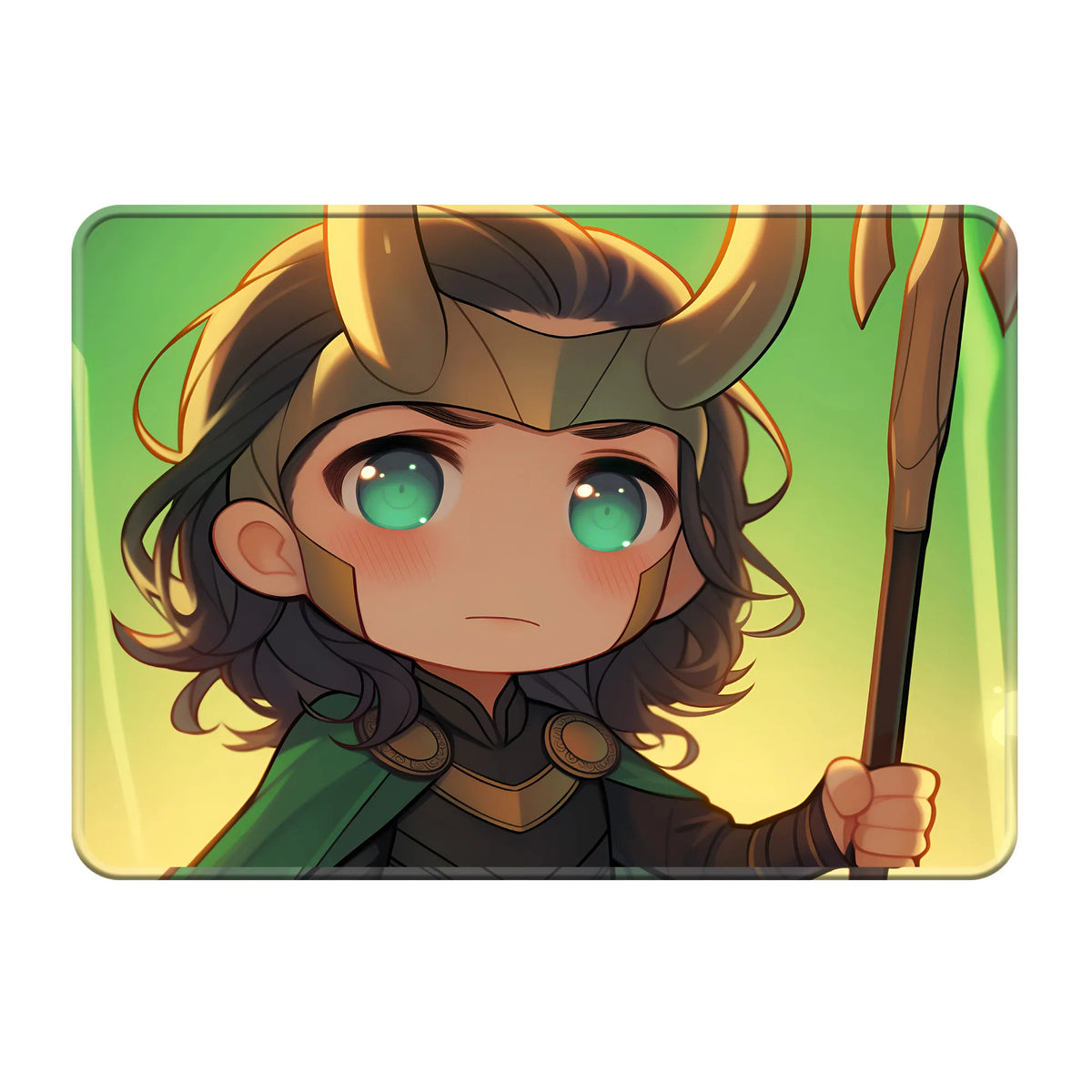 Loki Chibi Portrait Superhero Mousepad
