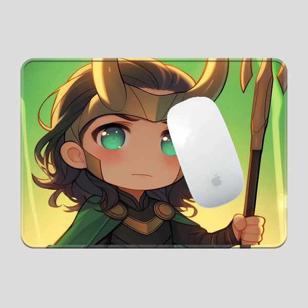Loki Chibi Portrait Superhero Mousepad
