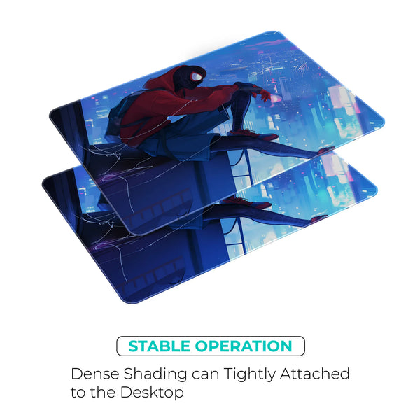 Miles Morales City View Superhero Mousepad