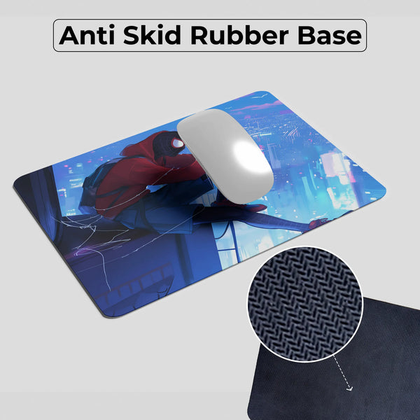 Miles Morales City View Superhero Mousepad
