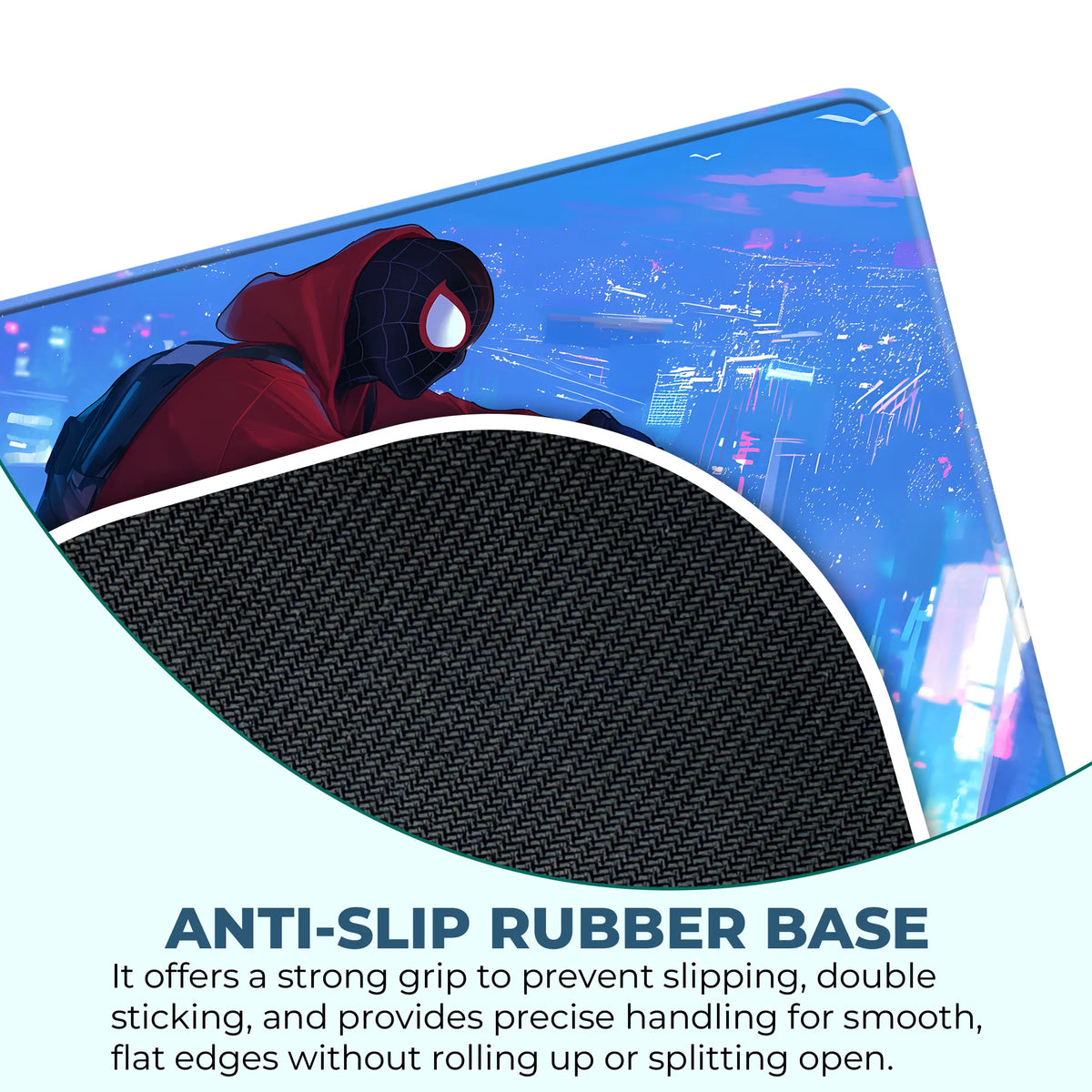 Miles Morales City View Superhero Mousepad