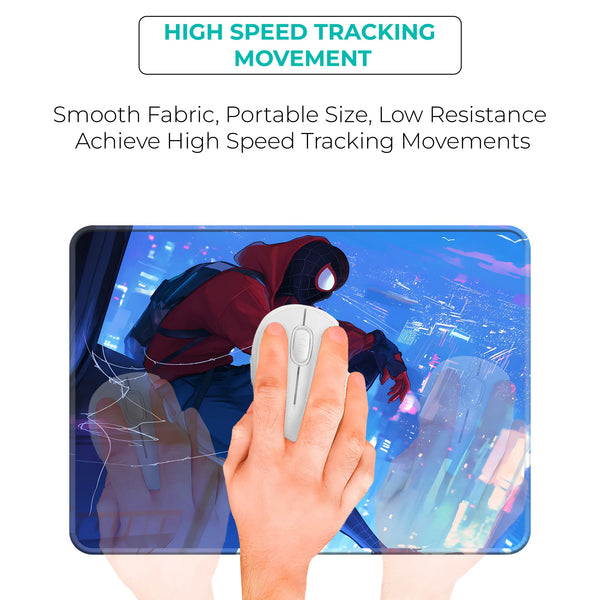 Miles Morales City View Superhero Mousepad