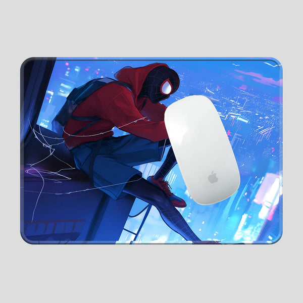 Miles Morales City View Superhero Mousepad