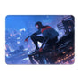 Miles Morales Cityscape Superhero Mousepad