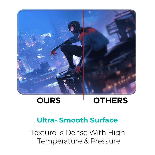 Miles Morales Cityscape Superhero Mousepad