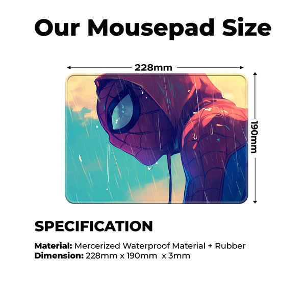 Spider-Man Rainfall Superhero Mousepad