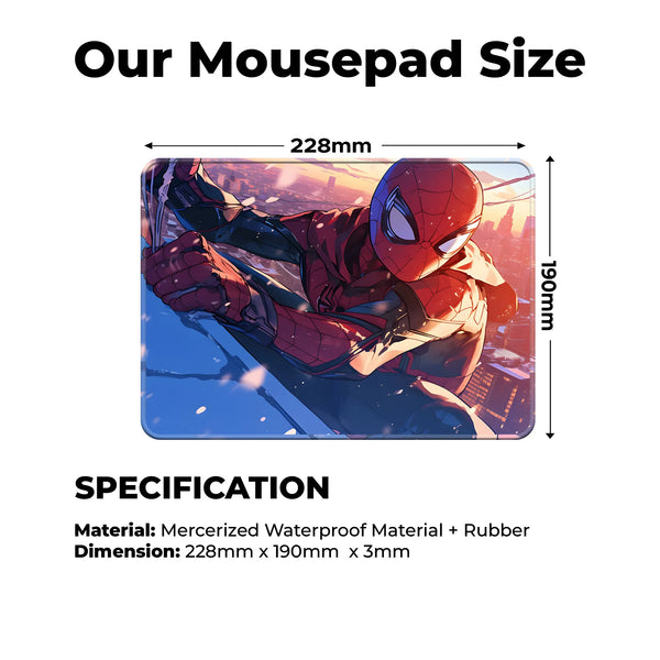 Spider-Man Web Swing Superhero Mousepad