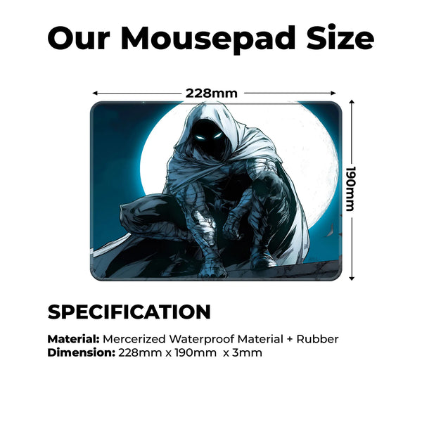 Moon Knight Moonlight Superhero Mousepad