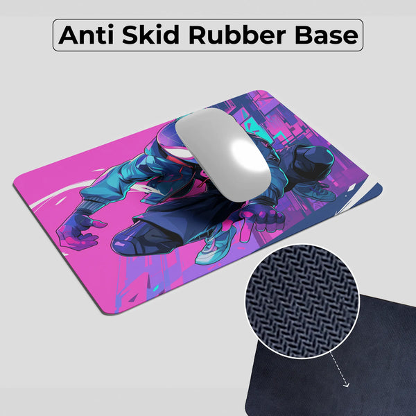 Miles Morales Neon Suit Superhero Mousepad