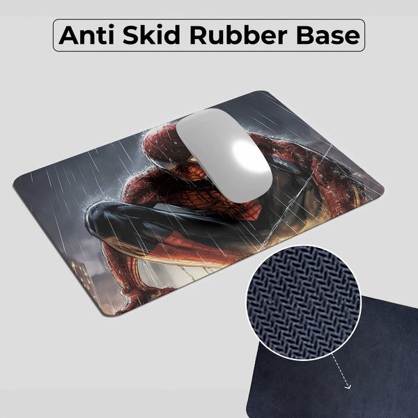 Spider-Man Rainfall Dramatic Superhero Mousepad