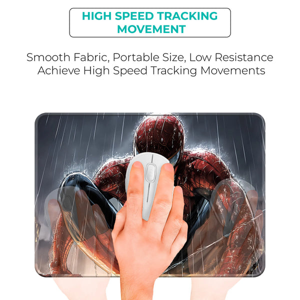 Spider-Man Rainfall Dramatic Superhero Mousepad