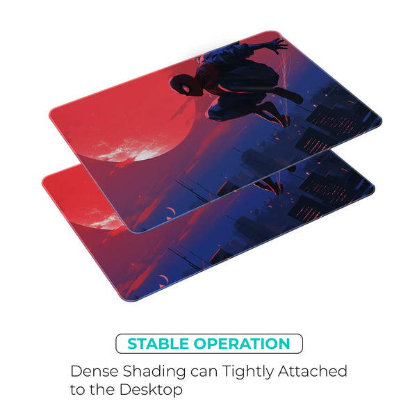 Spider-Man Red Moon Superhero Mousepad