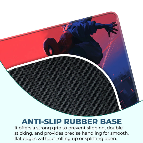 Spider-Man Red Moon Superhero Mousepad