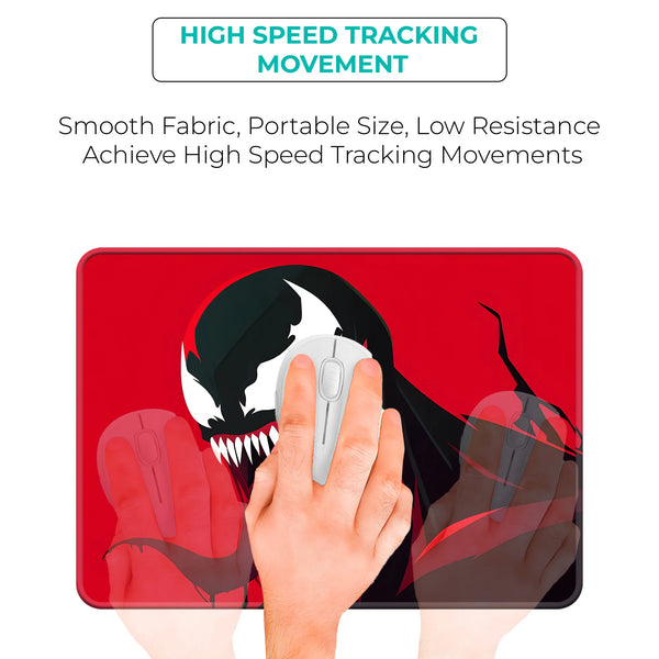Venom Red Rage Superhero Mousepad