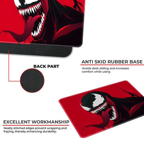 Venom Red Rage Superhero Mousepad