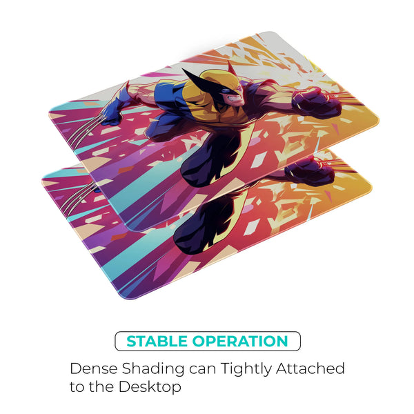 Wolverine Action Slash Superhero Mousepad