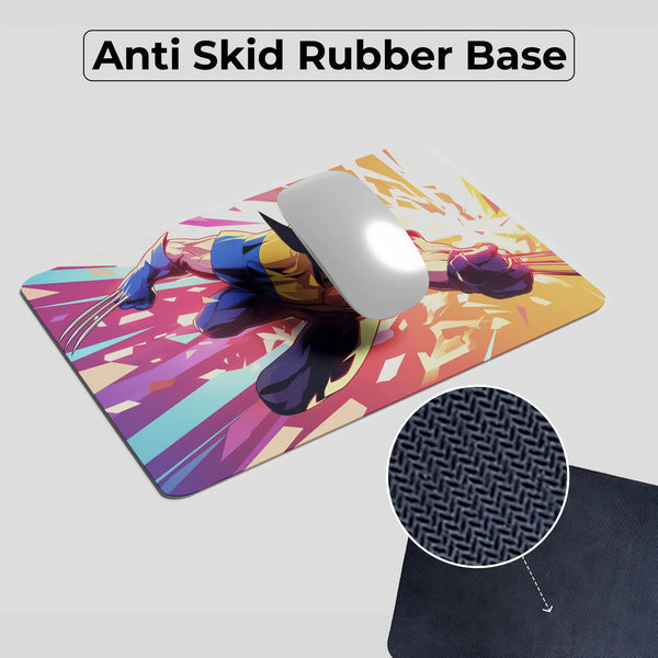 Wolverine Action Slash Superhero Mousepad