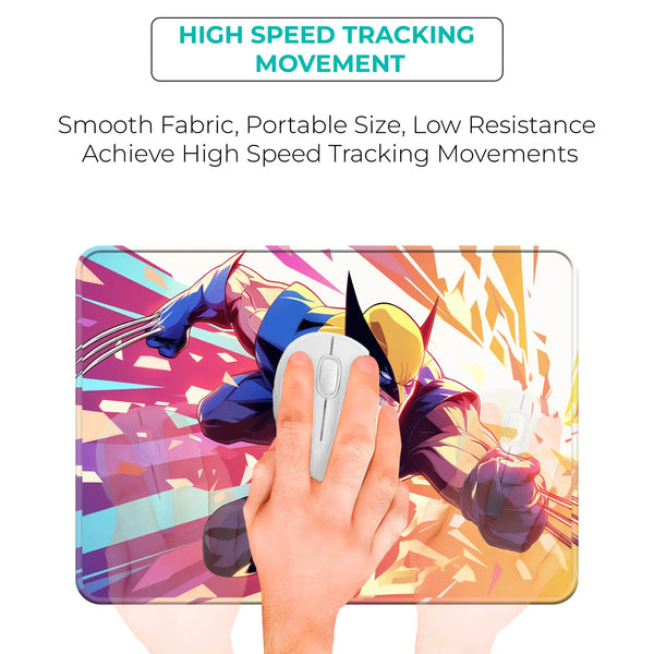 Wolverine Action Slash Superhero Mousepad